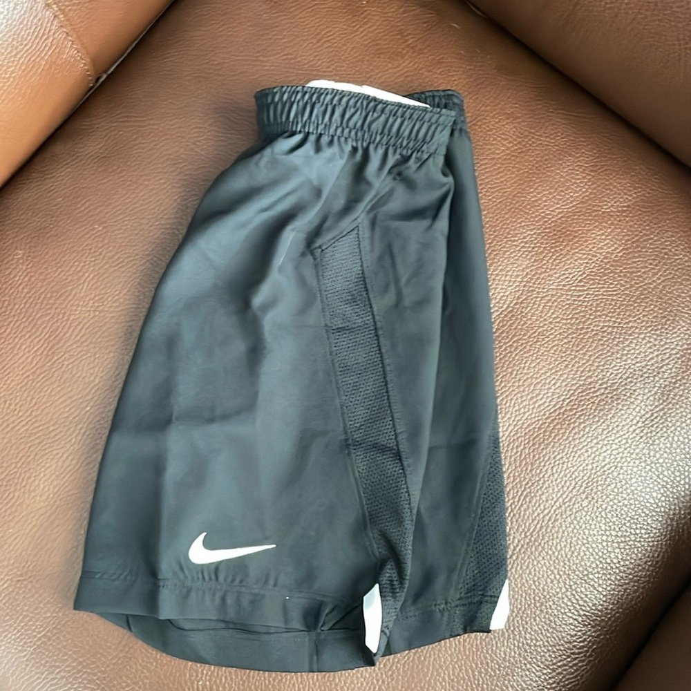Nike soccer shorts new with tags, size small